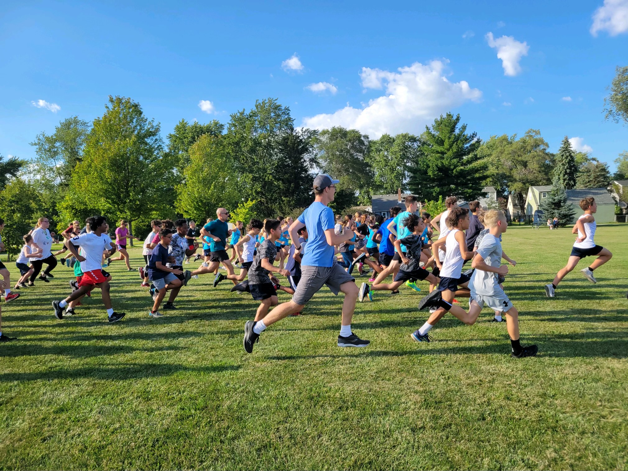 Kahler’s cross country teams hosted their “3rd Annual Students vs. Adults Meet” on Wednesday, August 31st.