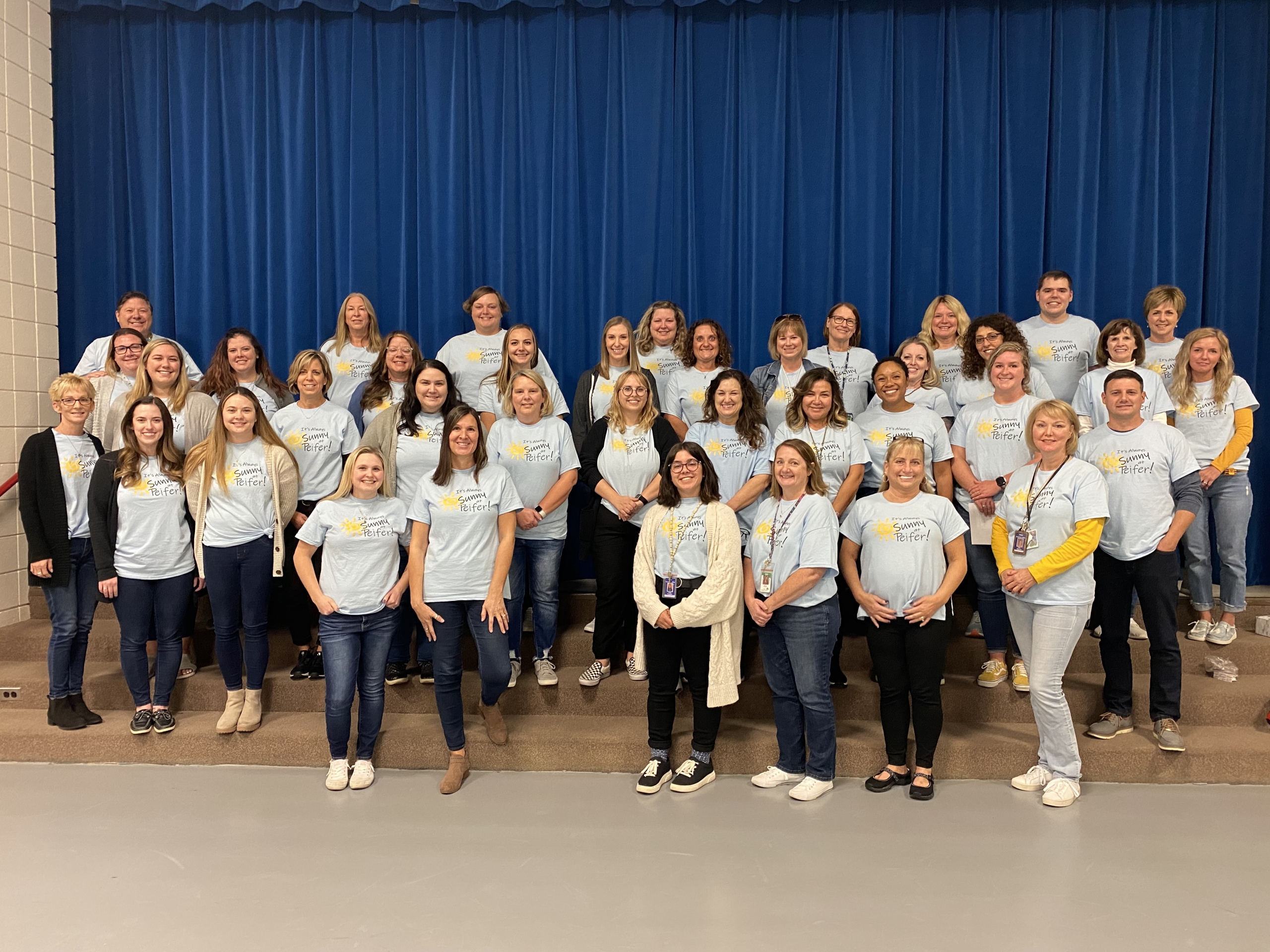 “It’s Always Sunny at Peifer” makes its once a month debut on Oct 4th, as many of the Peifer staff honor the memory of Mrs. Gercken.
