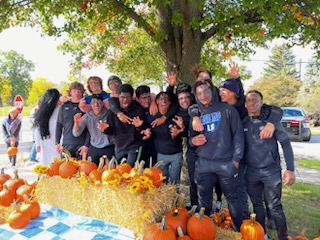 Lake Central Varsity Football team helped in the LC Dollars for Scholars Zombie run on 10-8-22. It was a great fall day and a fantastic fundraiser for LC student scholarships.