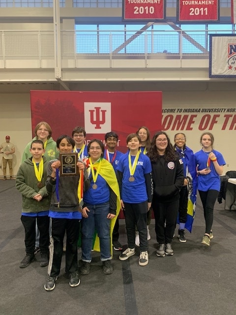 Grimmer's Science Olympiad Team, lead by Ms. Mullaney, qualified for State over the weekend!