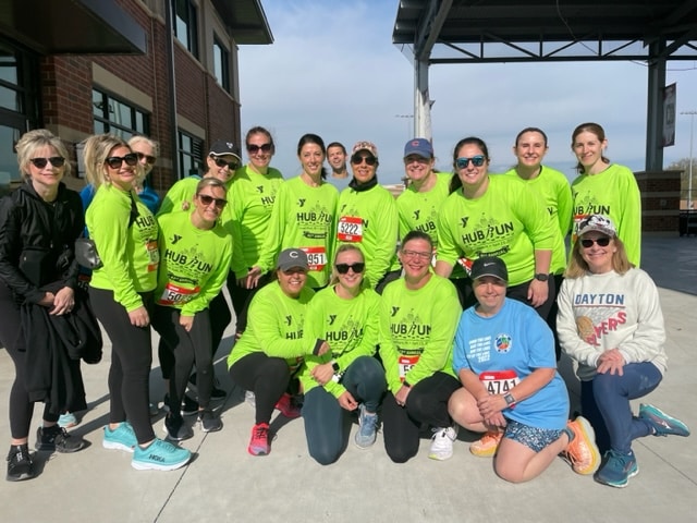 The Wellness Committee and friends participated in the Hub Run on April 29. Dr. Medlin also joined the racers.