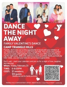Family Valentine's Dance Flier