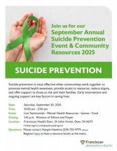 Suicide Prevention Flyer