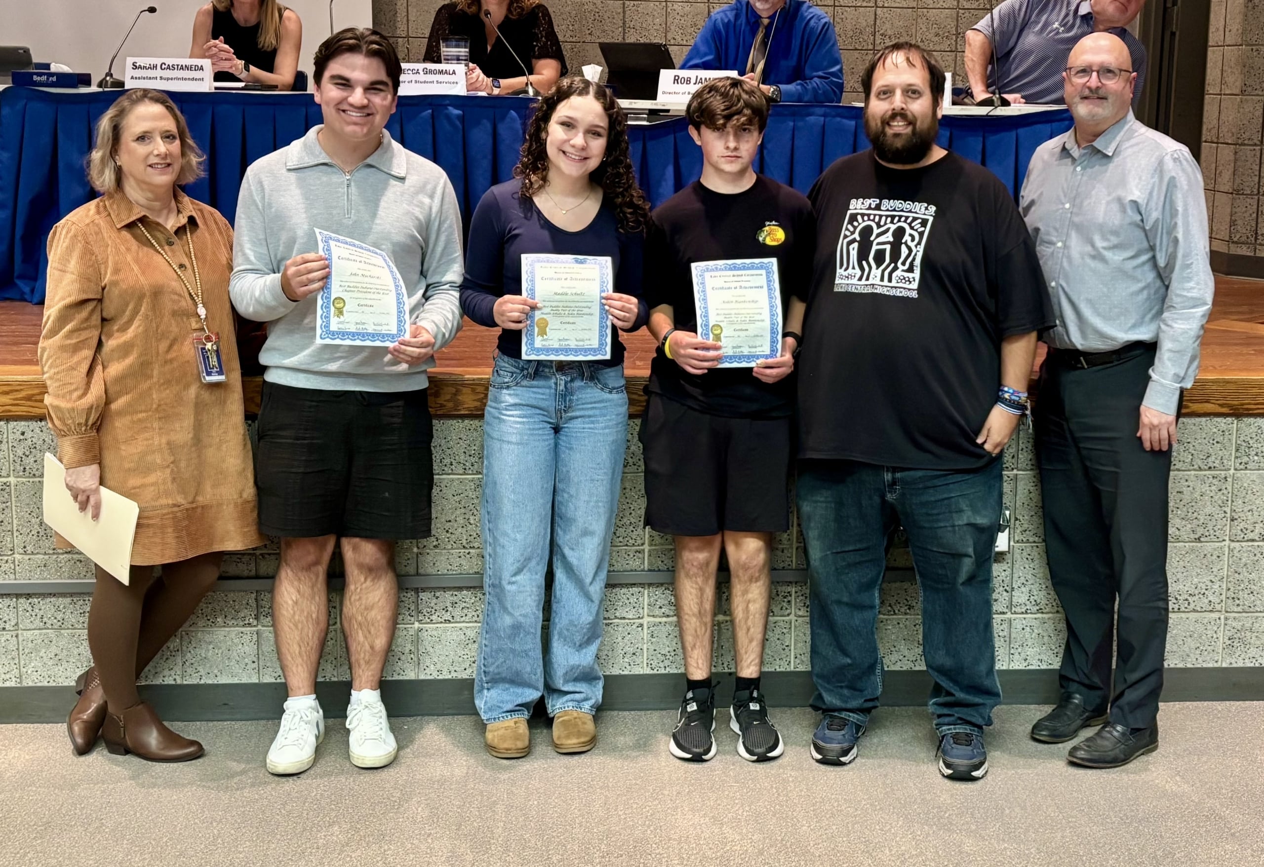 Congratulations to LC's 2024-2025 Indiana Outstanding Buddy Pair of the Year, Maddie Schultz & Aiden Blankenship, along with the 2024-2025 Indiana Award Winning Outstanding Chapter President John Mucharski!
