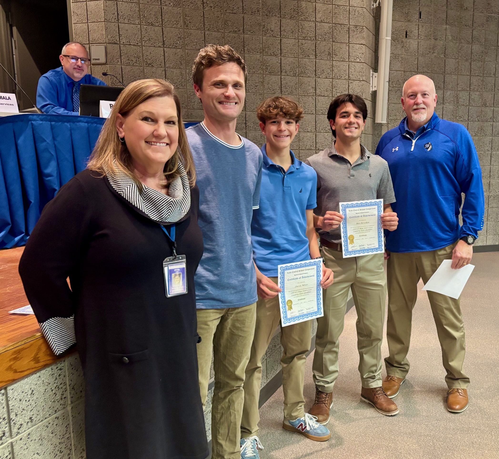 LCHS Boys Cross Country IHSAA State Championship Qualifiers: Lucca Neves and Ben Perschon